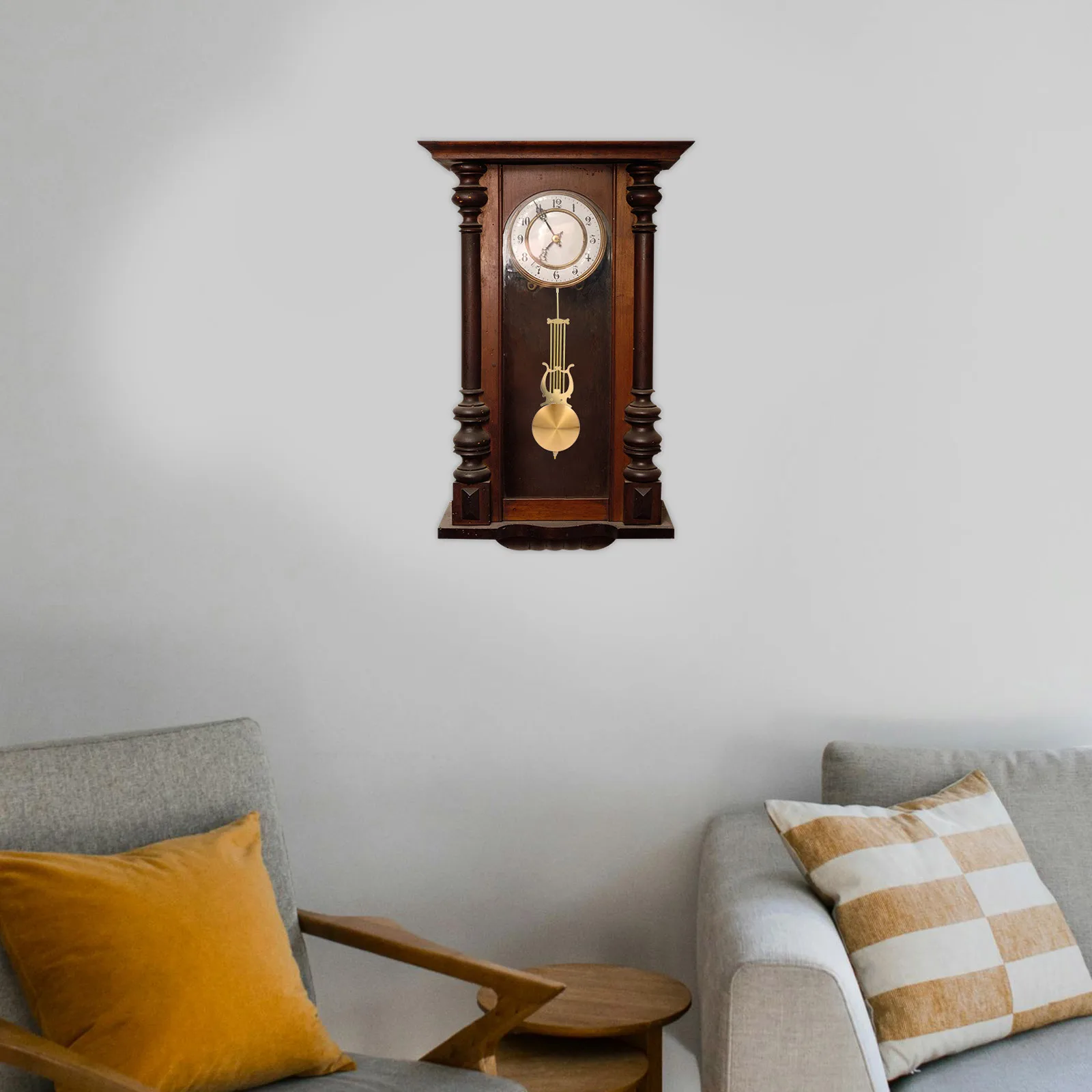 

Metal Pendulum Replacement for Wall Clock Clock Pendulum Part Reliable Material Simple Style Fits Various Interior Designs