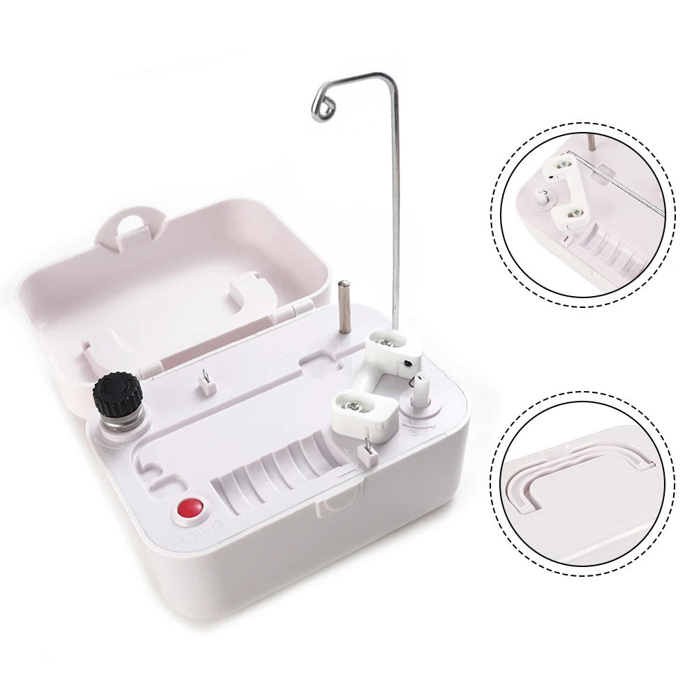 

Electric Wire Winder Machine 13.8x10.6x7.8cm Simple Suitcase-style Appearance Portable Winding Machine With Handle Instrument