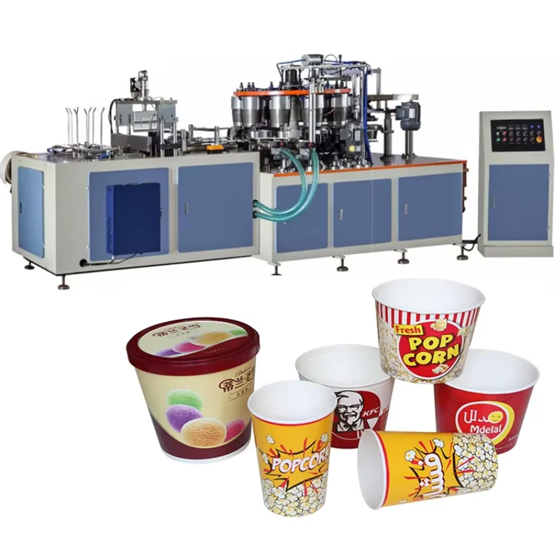 YG High Quality Paper Cup Machine Manufacture Popcorn Cups Paper Bucket Machine Paper Bowl Making Machine Sale for Botswana