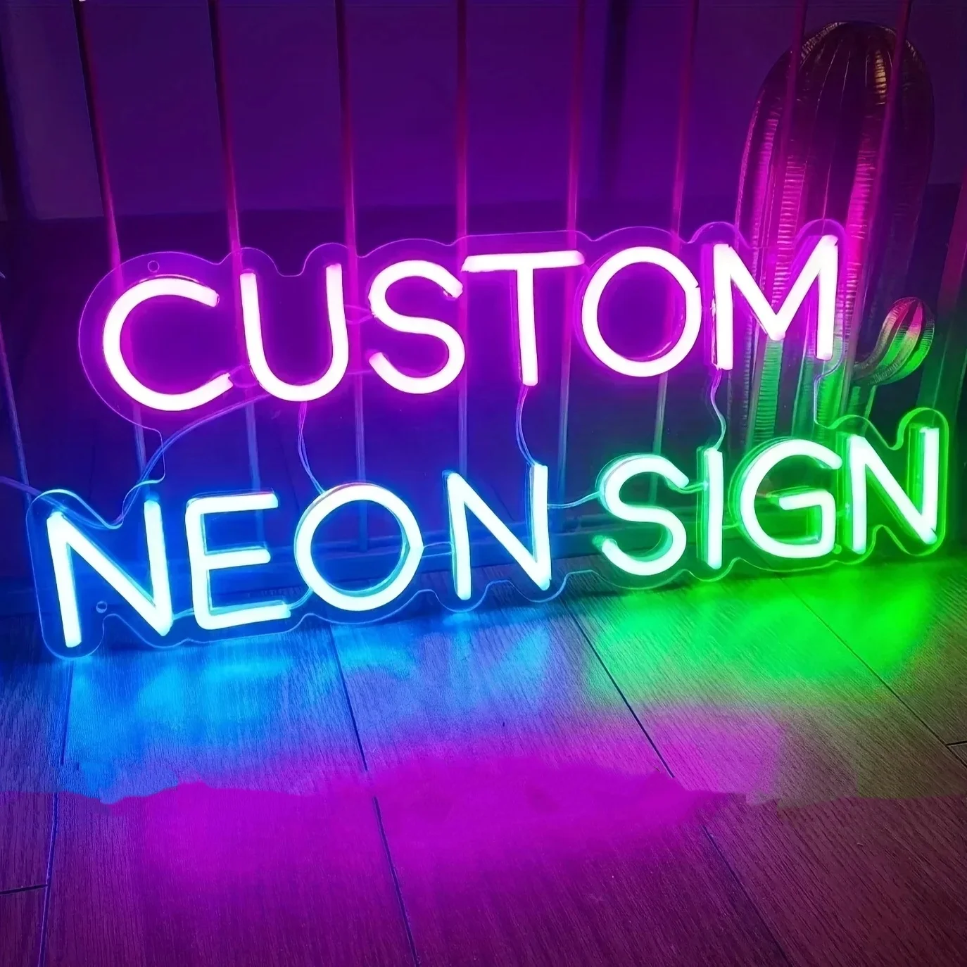 

Custom Name Neon Sign Personalized Led Neon Sign Night Light Birthday Wedding Signs Room Bedroom Decoration Wall LED Neon Lamp