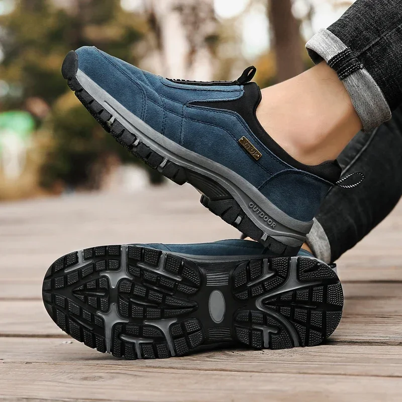 2024 Trend Casual Shoes for Men Hot Sell Breathable Outdoor Climbing Sneakers Slip-on No-slip Male Trekking Shoes Zapatos Hombre