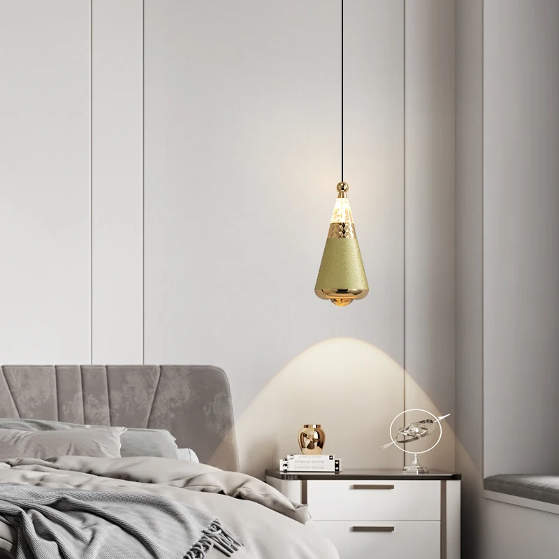 

Nordic LED Hanging Pendant Lights for Bedside Decor Night Light Bedroom Living Room Home Chandelier Pendant Lamp Luminaires