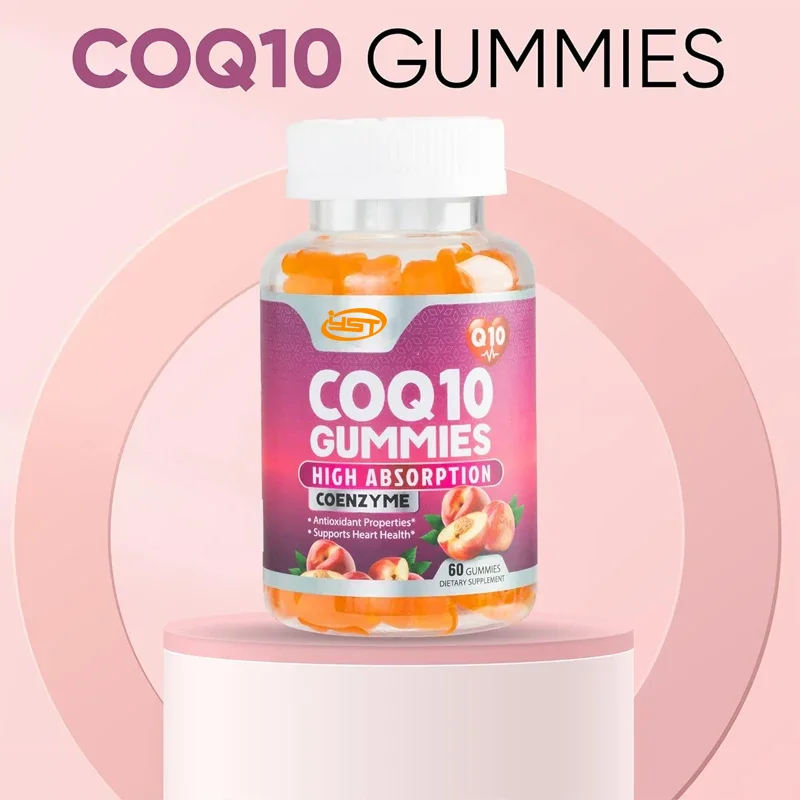 CoQ10 100mg soft candy with high absorption, heart health and energy production support,quick release of antioxidant supplements