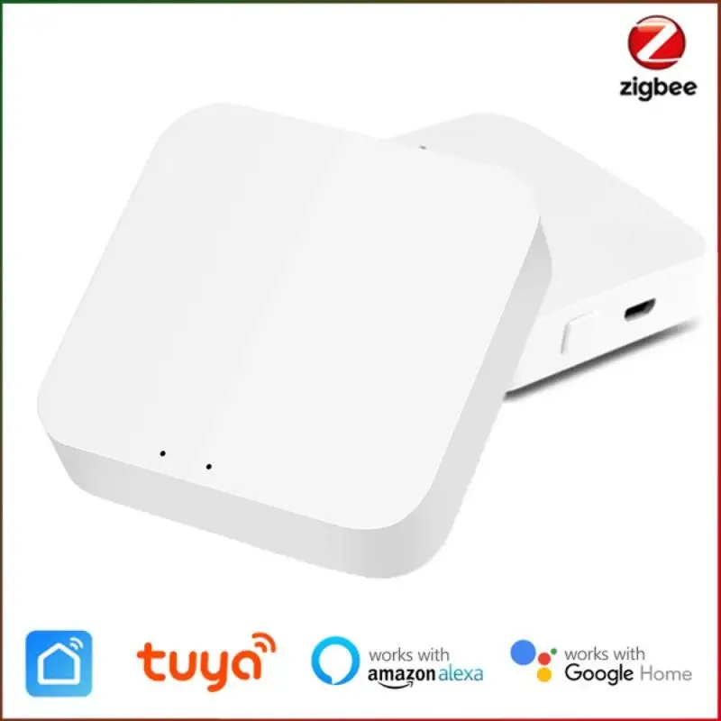 

Zigbee Gateway Tuya умный дом мостовой шлюз концентратор Поддержка Яндекс Alexa Google удаленный голосовой контроллер через устройства приложения Smart Life