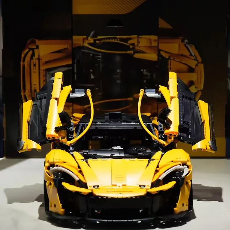 3893Pcs Technical Building Blocks P1 Super Racing Car 1:8 Sports Car Bricks Toys Set Model 42172 Ornament Kids Gifts Boys Toys