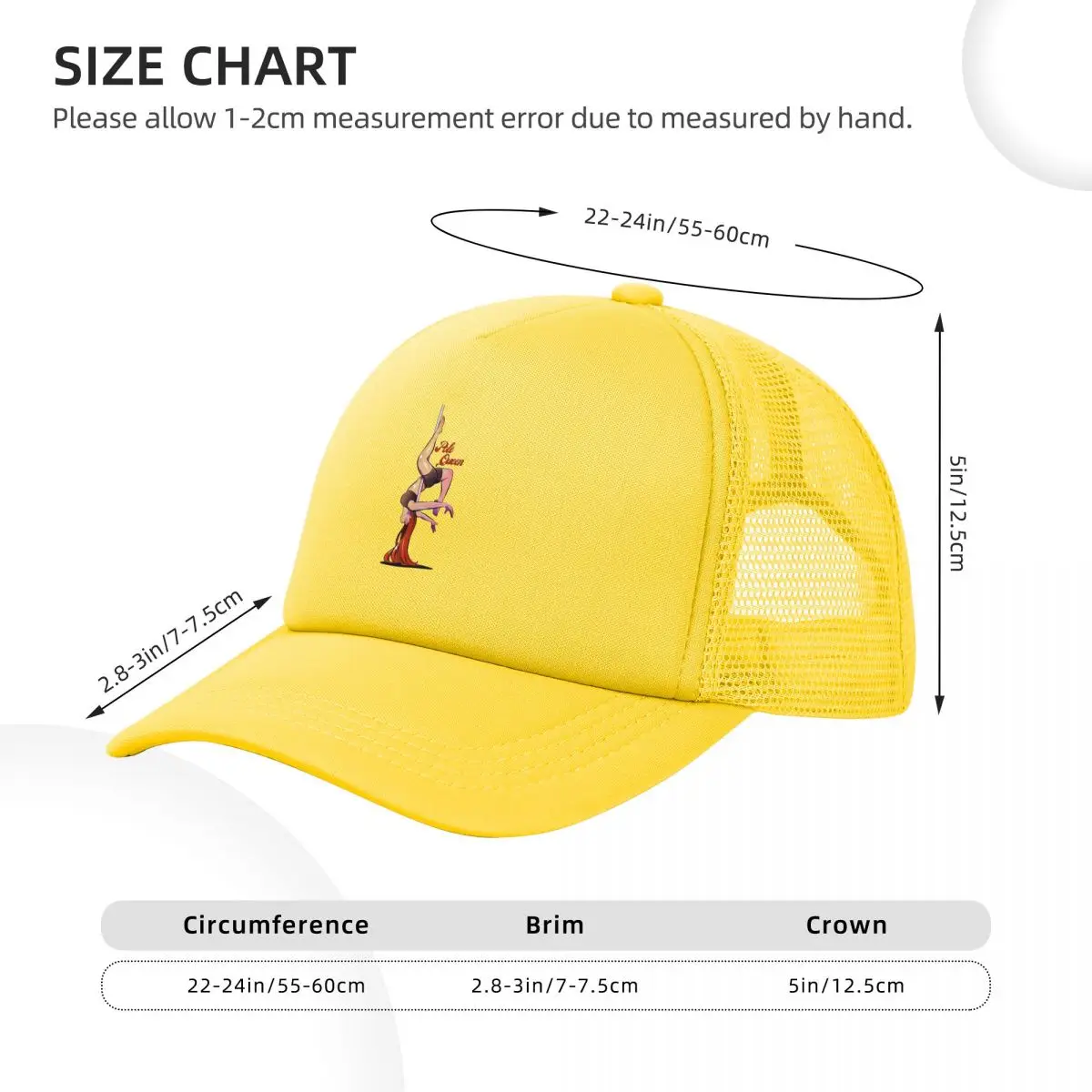 Pole Dance Queen Pole Dance Red Hair Ginger Mesh Baseball Caps Snapback Baseball Hats Breathable Casual Casquette Outdoor Unisex