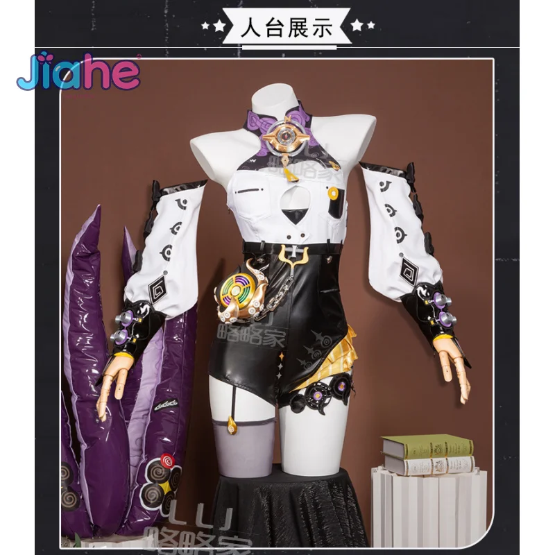 

Game Zenless Zone Zero Yidhari Cosplay Costume Women new one-piece clothe hat tail prop sleeves Halloween carnival sweet uniform