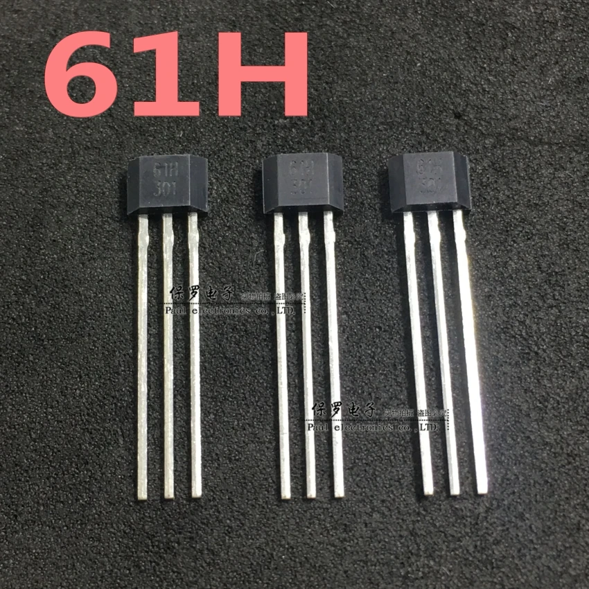 10PCS/ 61H bipolar latch Hall element TO-92S two-wheel electric vehicle motor Hall sensor