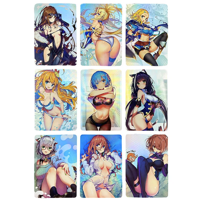 Anime Goddess Story DIY ACG Tabletop Game Card Uta Rem Kitagawa Marin Nakano Miku Toys for boy Collectible Card Birthday Present