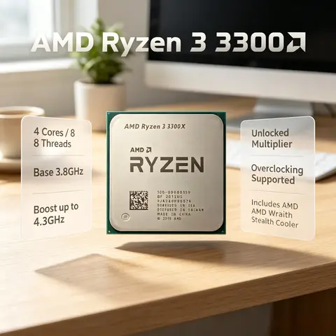Ryzen 3 3300X Desktop Processor - Computer & Office - Shop Ryzen 3