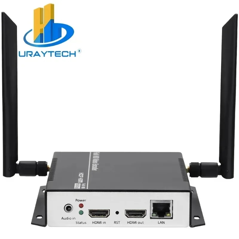 URay HEVC H.265 HDMI VideoTo SRT RTSP RTMP HTTP Streaming Encoder Wireless H265 H.264 HD Video To IP Stream Encoder IPTV WiFi