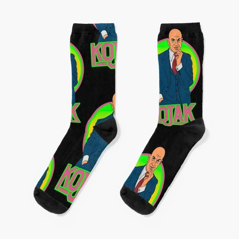 Kojak Socks japanese fashion cartoon Socks For Men Women's