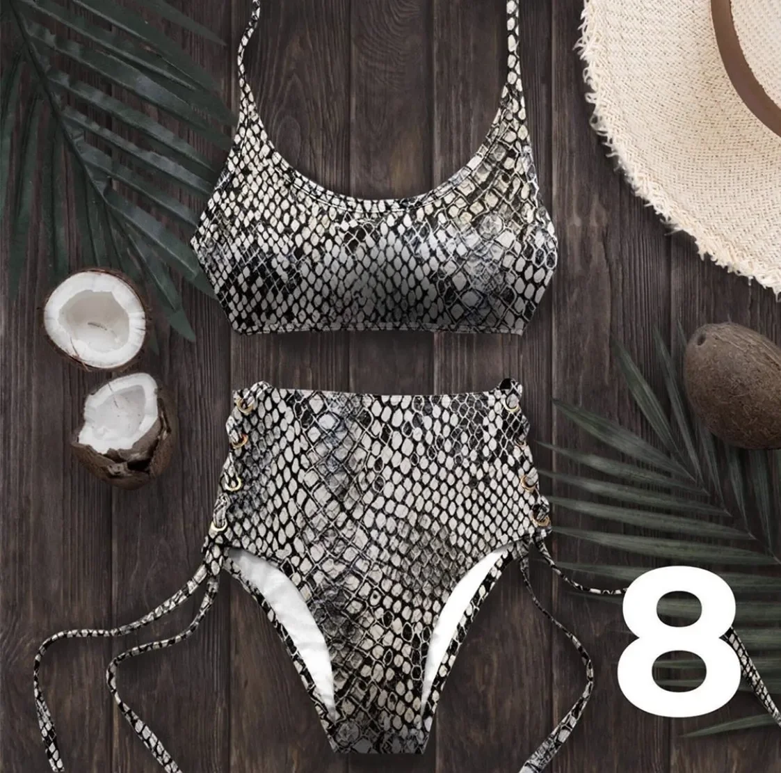 Fasciatura Bikini Sport Costumi da bagno Donna Costume da bagno Bikini a vita alta Set Push Up Maillot De Bain Femme Beachwear 2024 Costume da bagno