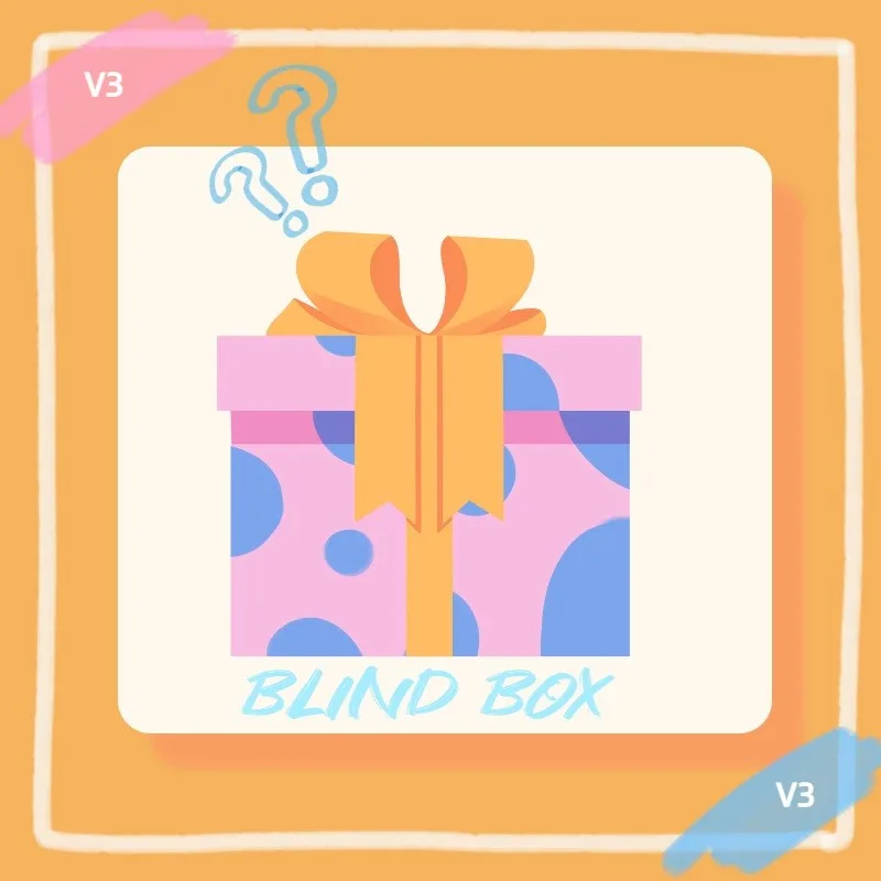 2025 V2 monstruos calientes serie Big Energy caja ciega figura Kawaii cara muñeca ropa muñeca llavero decoración regalo bolsa ciega misterio