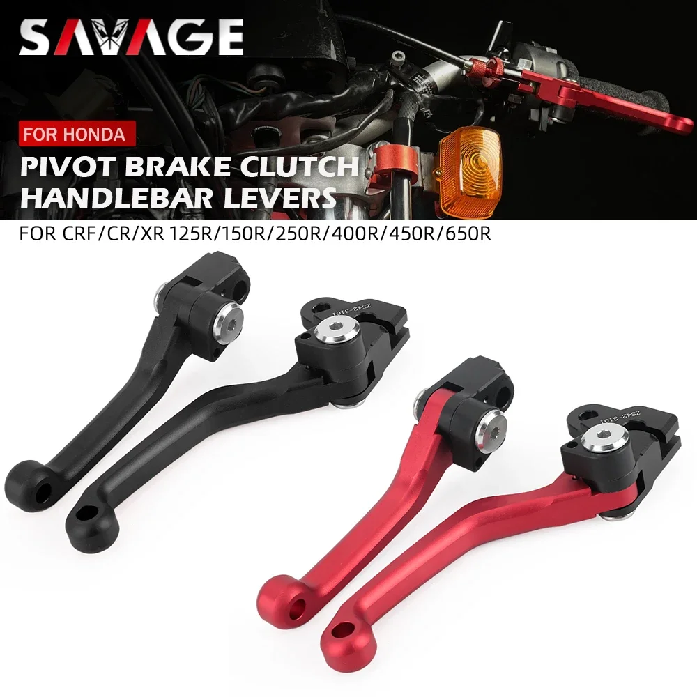 

CNC Pivot Brake Clutch Lever For HONDA XR400R XR250R XR650R CRF250 CRF450 Dirt Pit Bike Off-Road XR CRF CR 650/450/400/250 R