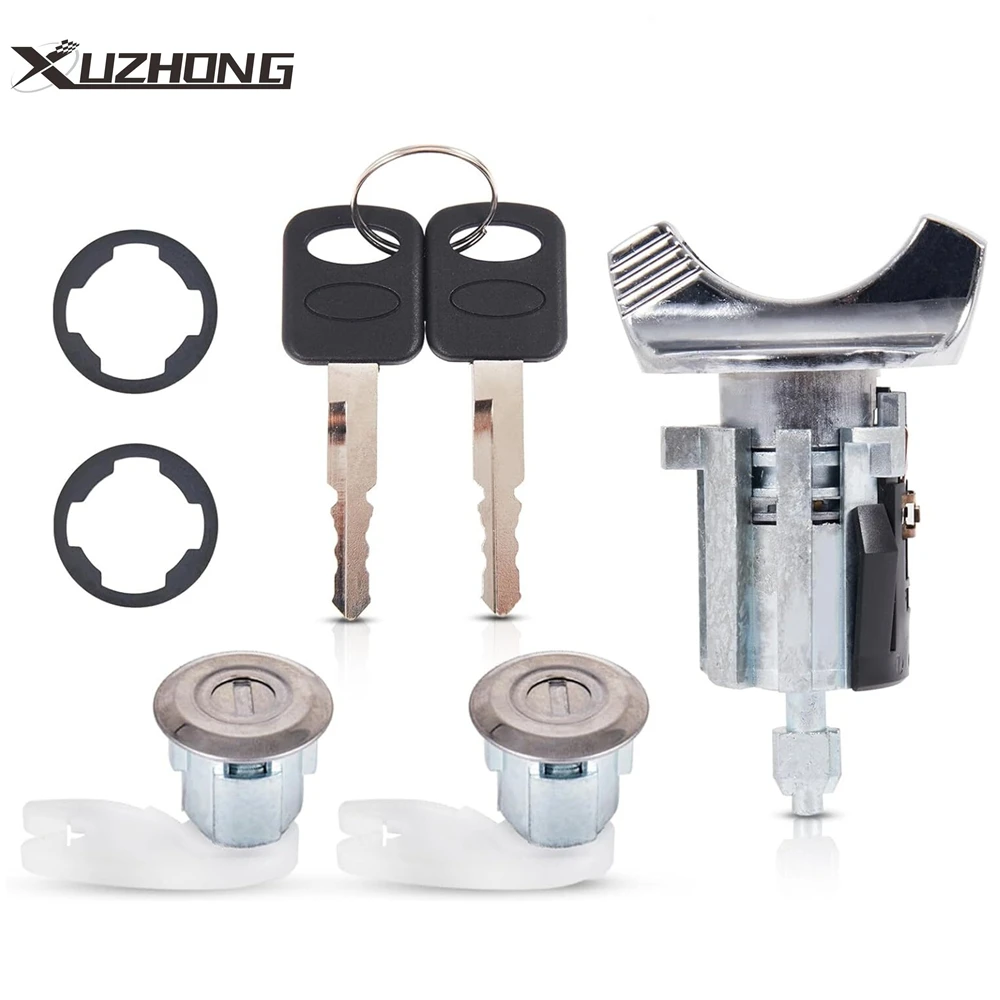 

Комплект цилиндров замков зажигания и дверей (с одинаковым ключом) для Ford Bronco F-150 F-250 F-350 1992-1996 годов выпуска