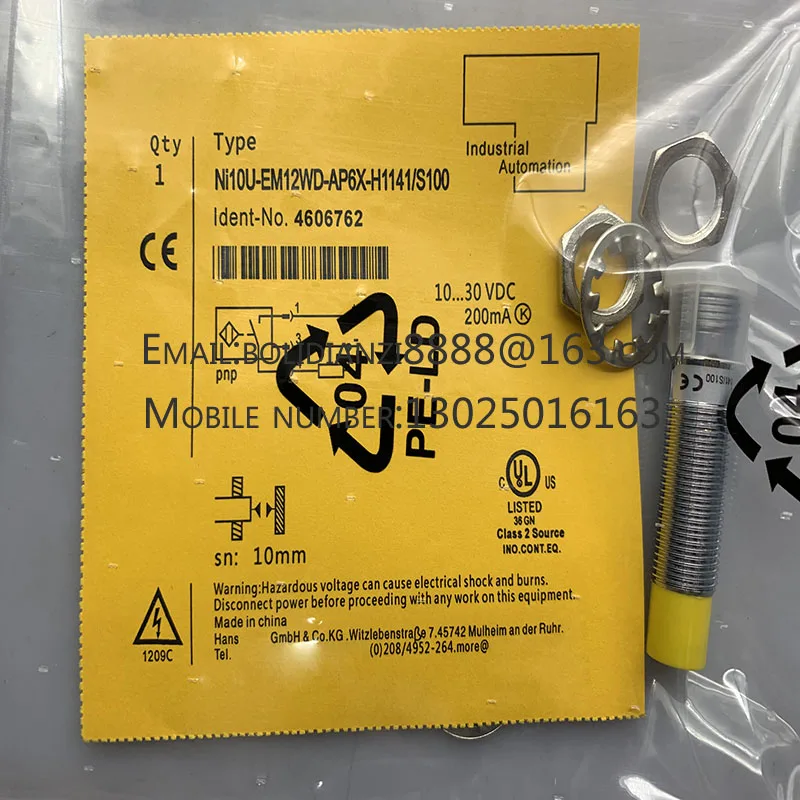 

The brand-new original sensor BNI10U-EM12WD-AP6X-H1141/3GD NI10U-EM12WD-AN6X-H1141/3GD in stock