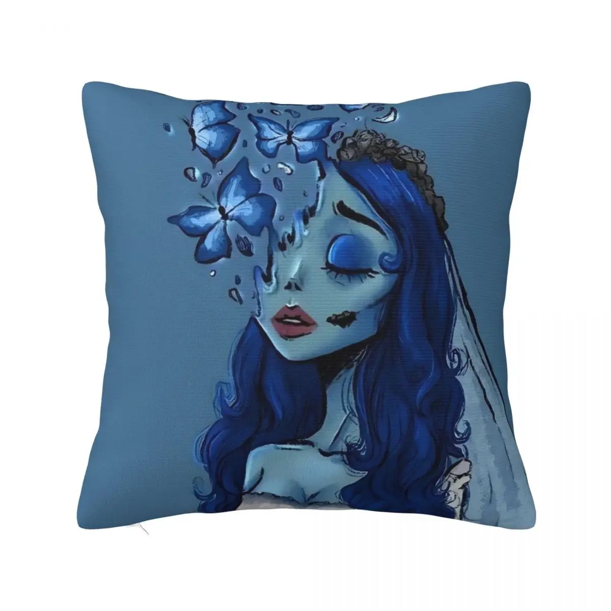 Corpse Bride Emily Pillowcase Soft Polyester Cushion Cover Decorative Throw Pillow Case Cover Home Drop Shipping 40X40cm