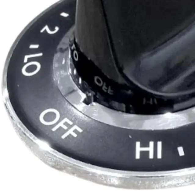 For Jenn Air Gas Cooktop Burner Knob Y700854 Replacement Knob Plastic And Metal Construction 6.5x6.5x5cm