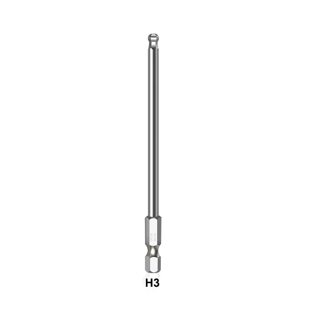 The Real Color Of The Ites Set Metric Allen Hex Bit 100mm Long Magnetic Ball Head Driver Bit H1.5 Hh2 H2.5 H3 H4 H5 H6 H8 H10
