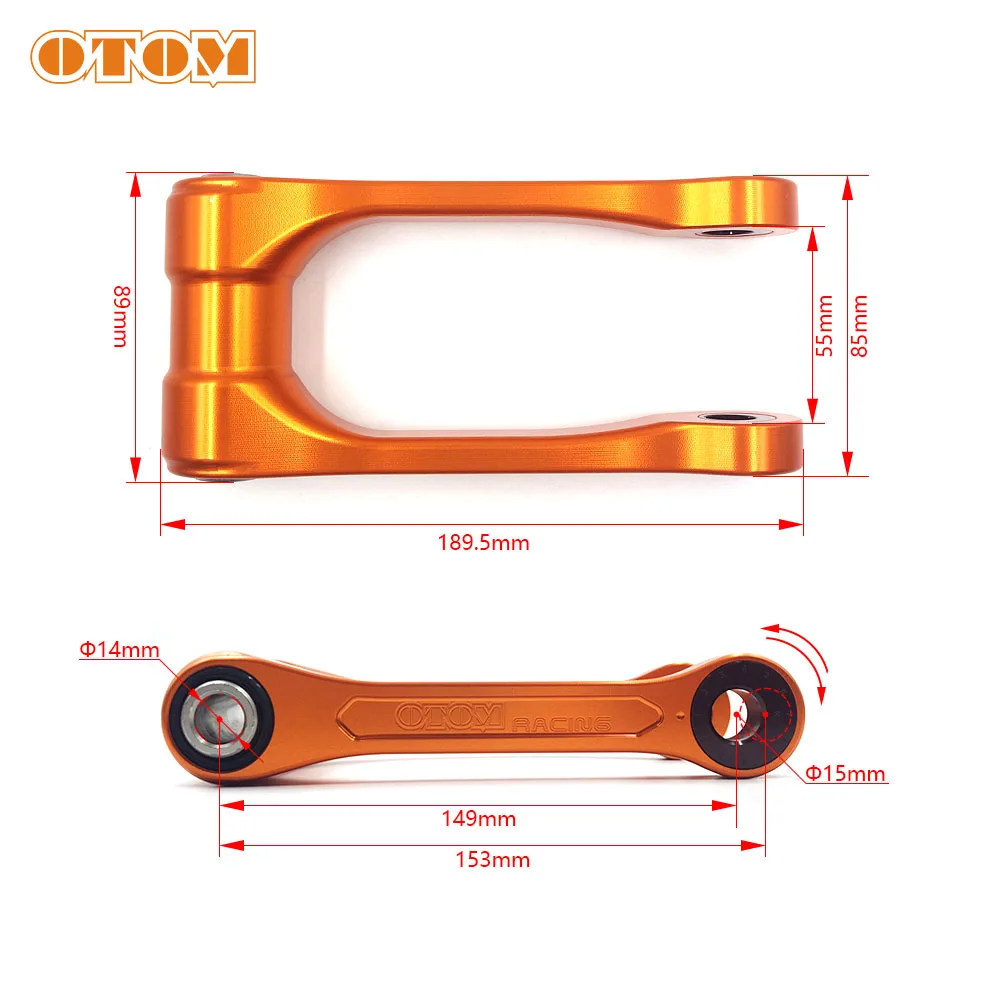 Bras de liaison de suspension arrière réglable pour vélos KTM, bras de liaison, lien d'abaissement, GASGAS, D343, accessoires de moto, connexion, le plus récent