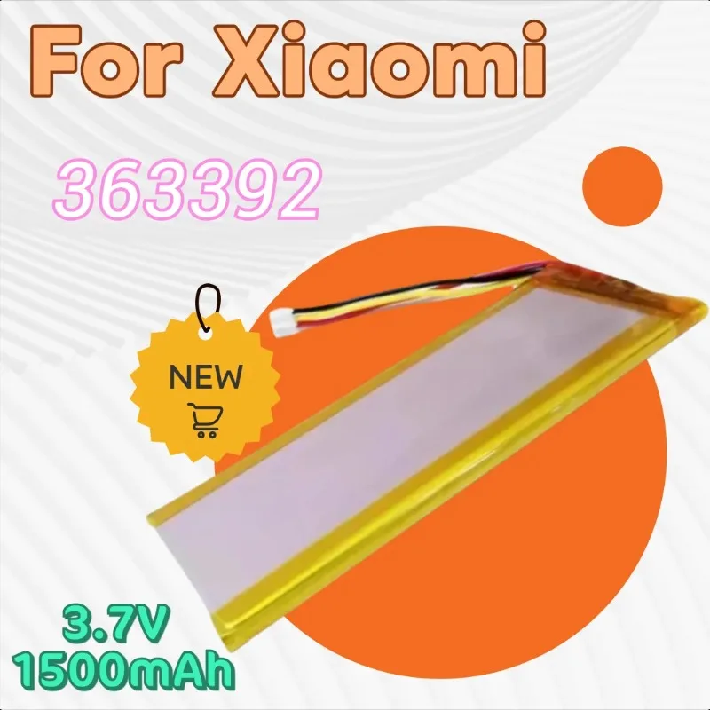 

Brand New High Quality 3.7V 1500mAh 363392 Replacement Battery for Xiaomi Bluetooth Speaker MDZ-15-DA BPI PT353292G