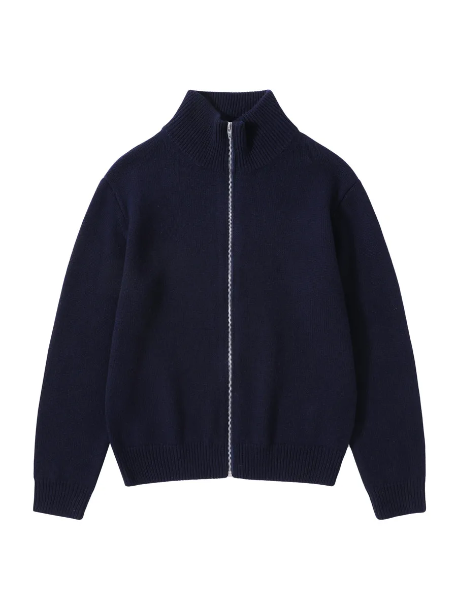 CE 25SS wool cashmere knitted zip-up cardigan jacket