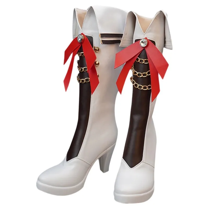 لعبة Umamusume Pretty Derby URA Gold Ship Cosplay Shoes أحذية أنيمي الهالوين حفلة عيد الميلاد زي الإكسسوار