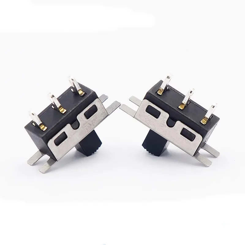 5pcs/lot SS-12E07 2 straight handle Toggle switch Curler switch 3A Large current vacuum cleaner sliding push switch