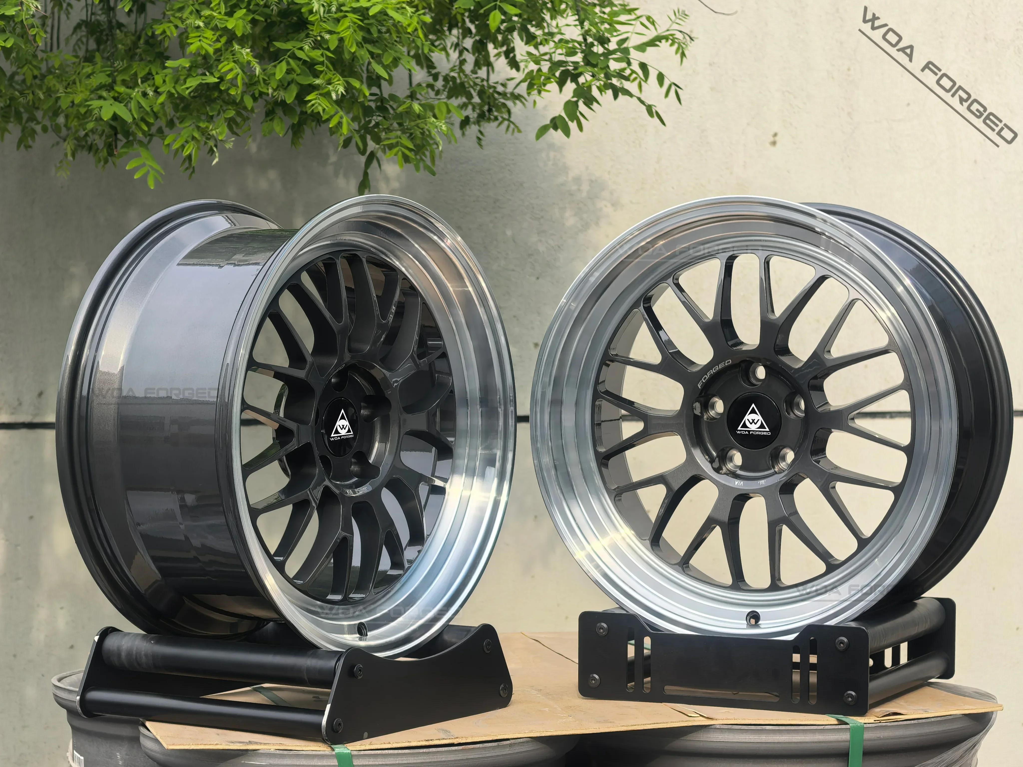 WOAFORGED  1 PC Custom Forged Wheel Rims 18~24 Inch Alloy Black Deep Lip Passenger Car Wheels