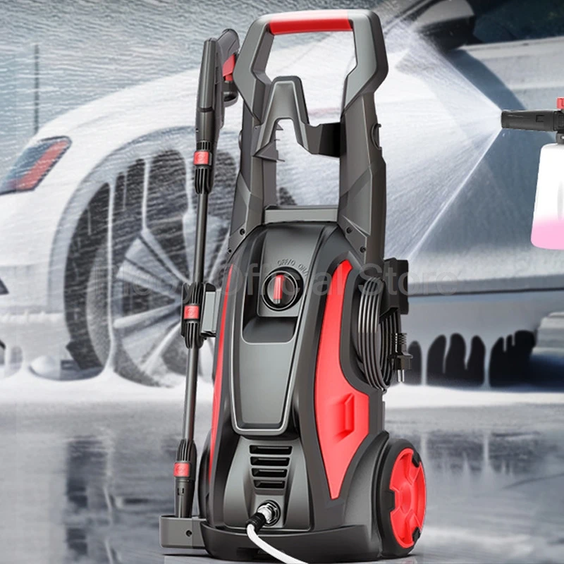 135bar ارتفاع ضغط 1800 واط قوة آلة غسل سيارات 220 فولت مدفع المياه المحمولة مع محرك النحاس للاستخدام المنزلي تنظيف وسائط أداة عجب #1