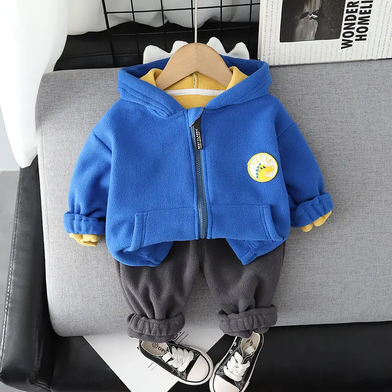 Children Autumn New Clothes Fashion Kids Boys Girls Coats Hoodies Long Pants 2Pcs/Sets Out Kid Cotton Toddler Casual Tracksuits