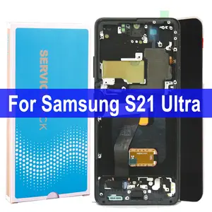 Bilashmart High Quality 6.8“ AMOLED LCD Replacement Samsung S21 Ultra Touch Screen S21 Ultra G998 G998U Display