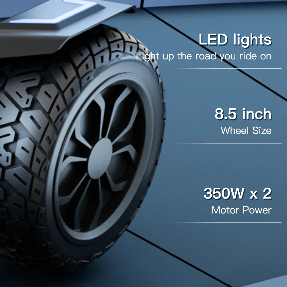 Оптовые внедорожные ховерборды 10-дюймовые светодиодные самобалансирующиеся электрические скутеры