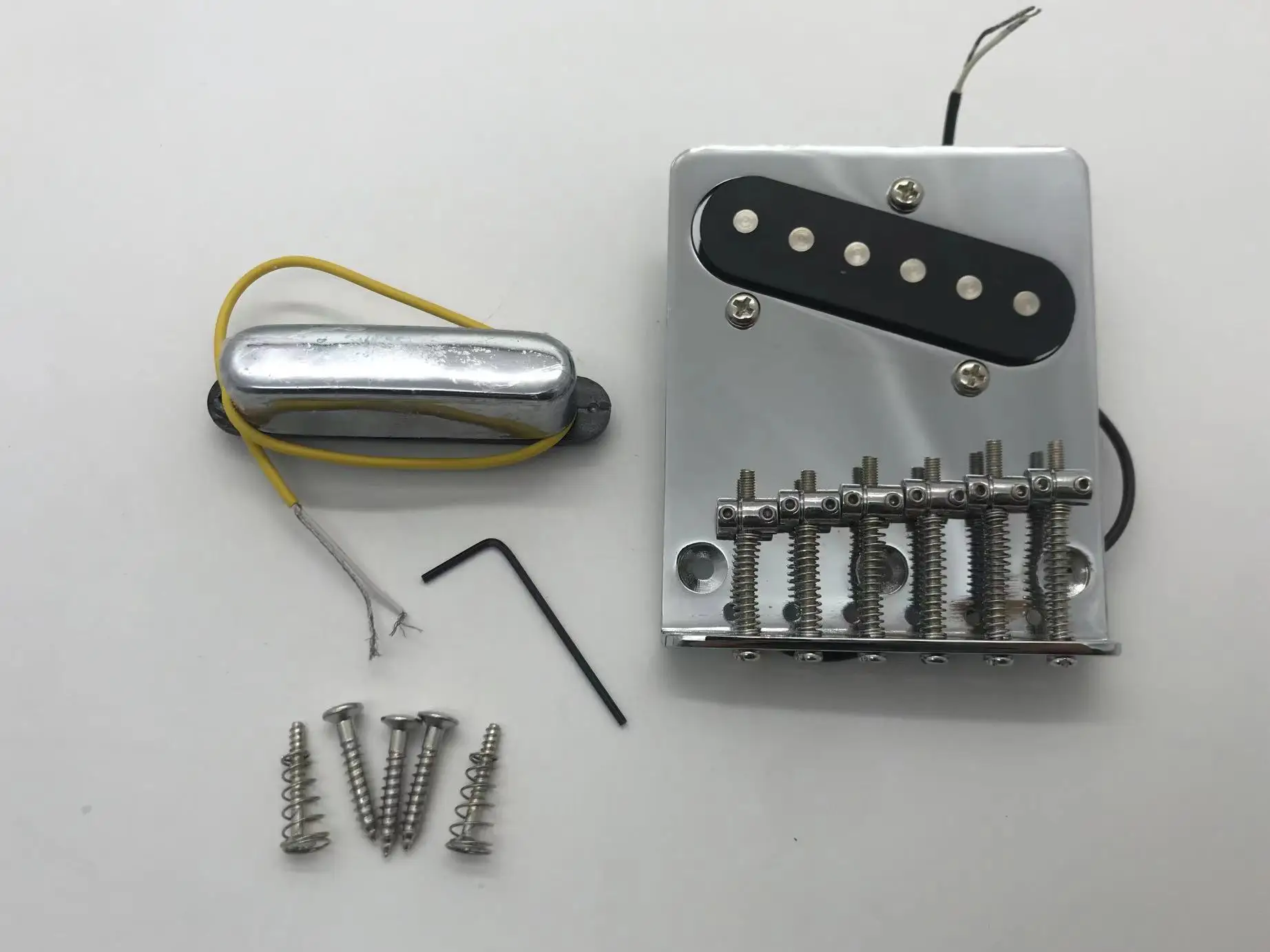 Good 1 Set of Pickups with Tailpiece for Custom 6 Strings Electric Guitar Guitarra in Stock Discount Accessory