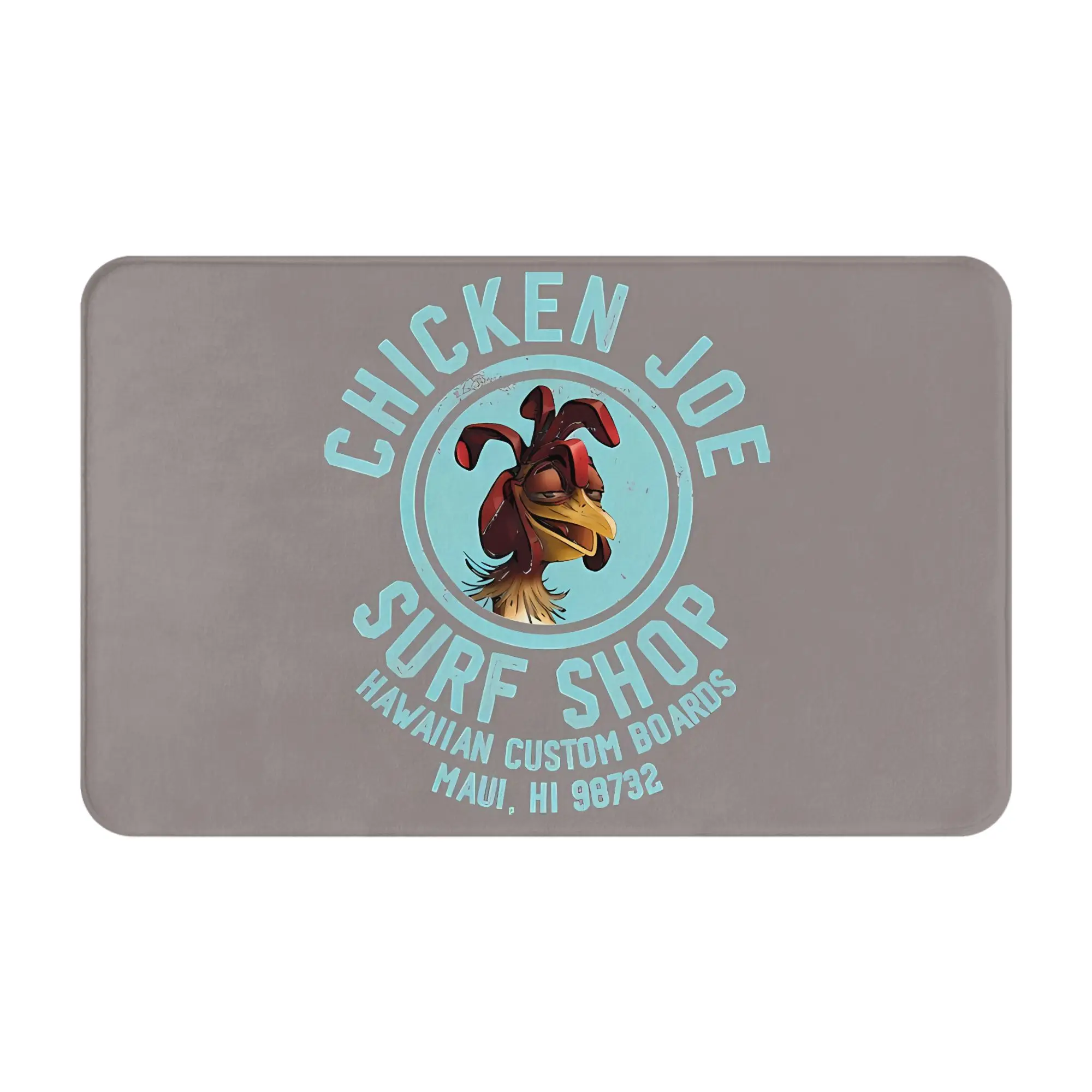 Blue Anti-Slip Mat Living Room Chicken Joe Absorbent Doormat Home Decoration