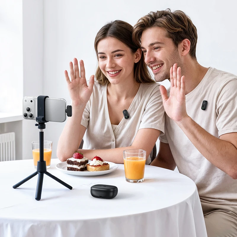 HOCO Smart Ai reducción de ruido micrófono inalámbrico adaptador USB C soporte para iPhone 17 16 15 Pro Max Android telé