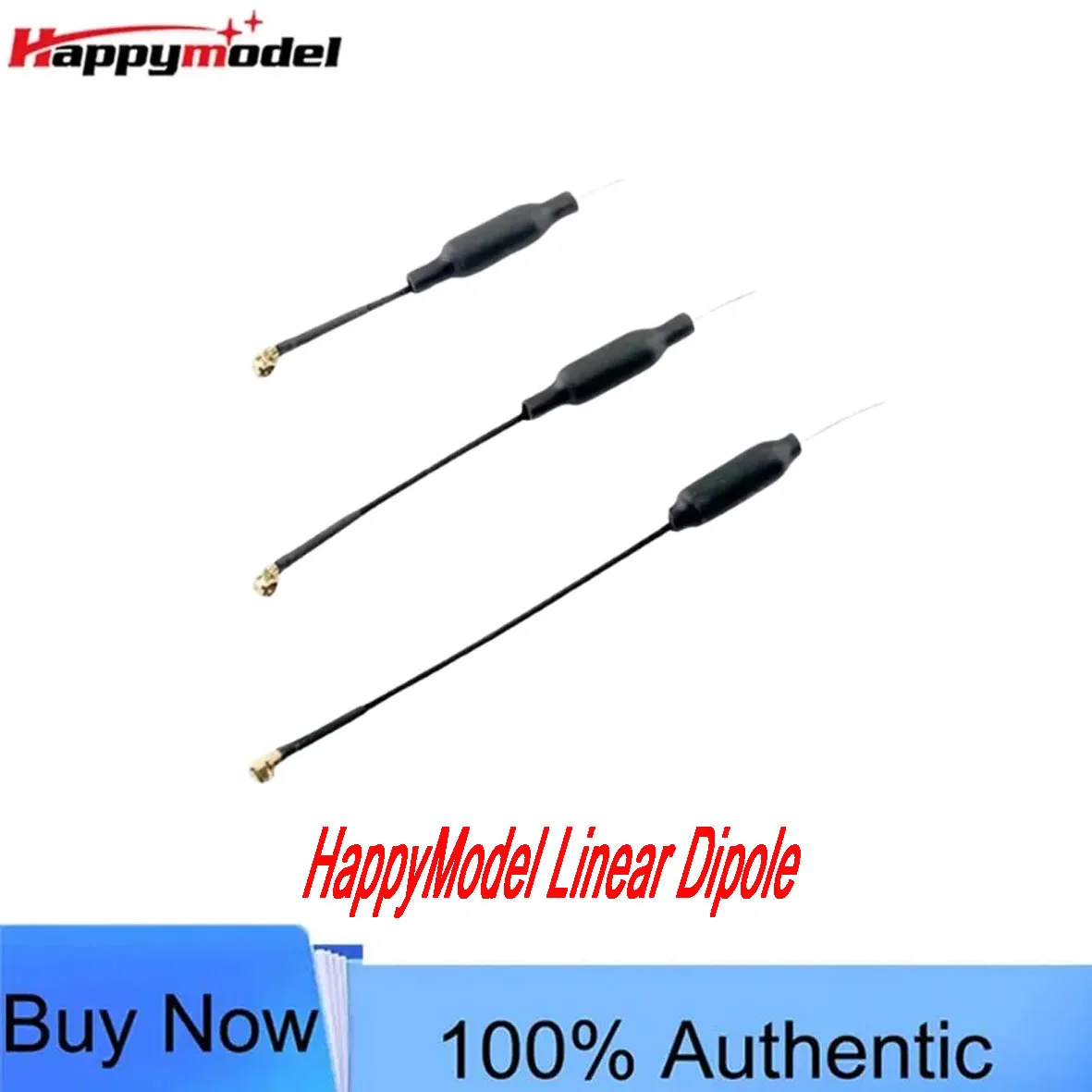 5PCS HappyModel New Linear Dipole 5.8G 2dbi Nano Antenna UFL 47mm 60mm 75mm for Mobula7 / Mobula7 1S HD / Mobula8 FPV Tinywhoops