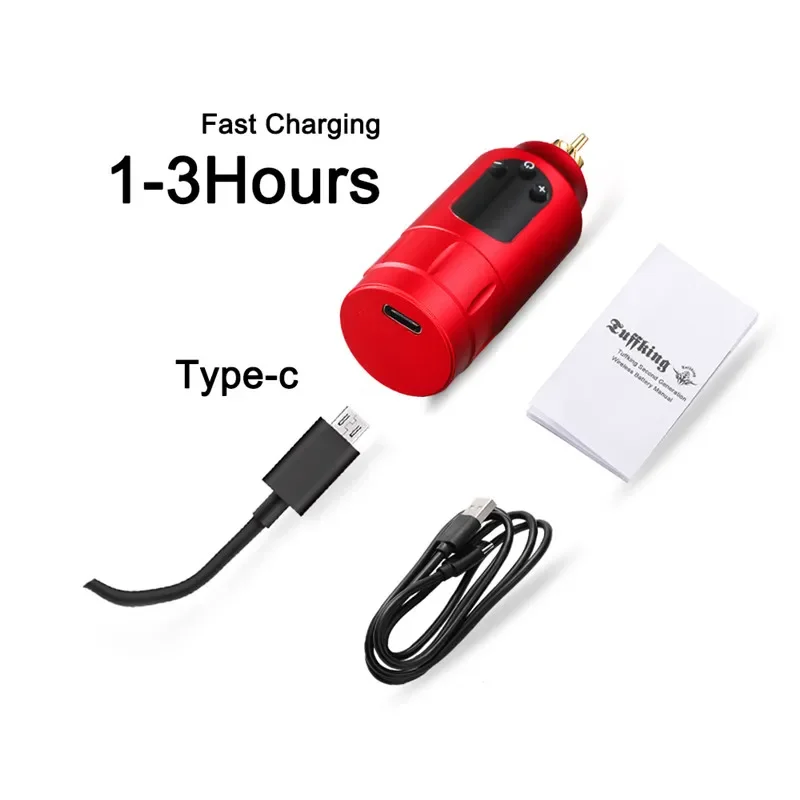 Professional Rechargeable Mini Wireless Rocket Tattoo Battery Power RCA Connector Rotary Tattoo Pen Machine Tattoo Power Supply