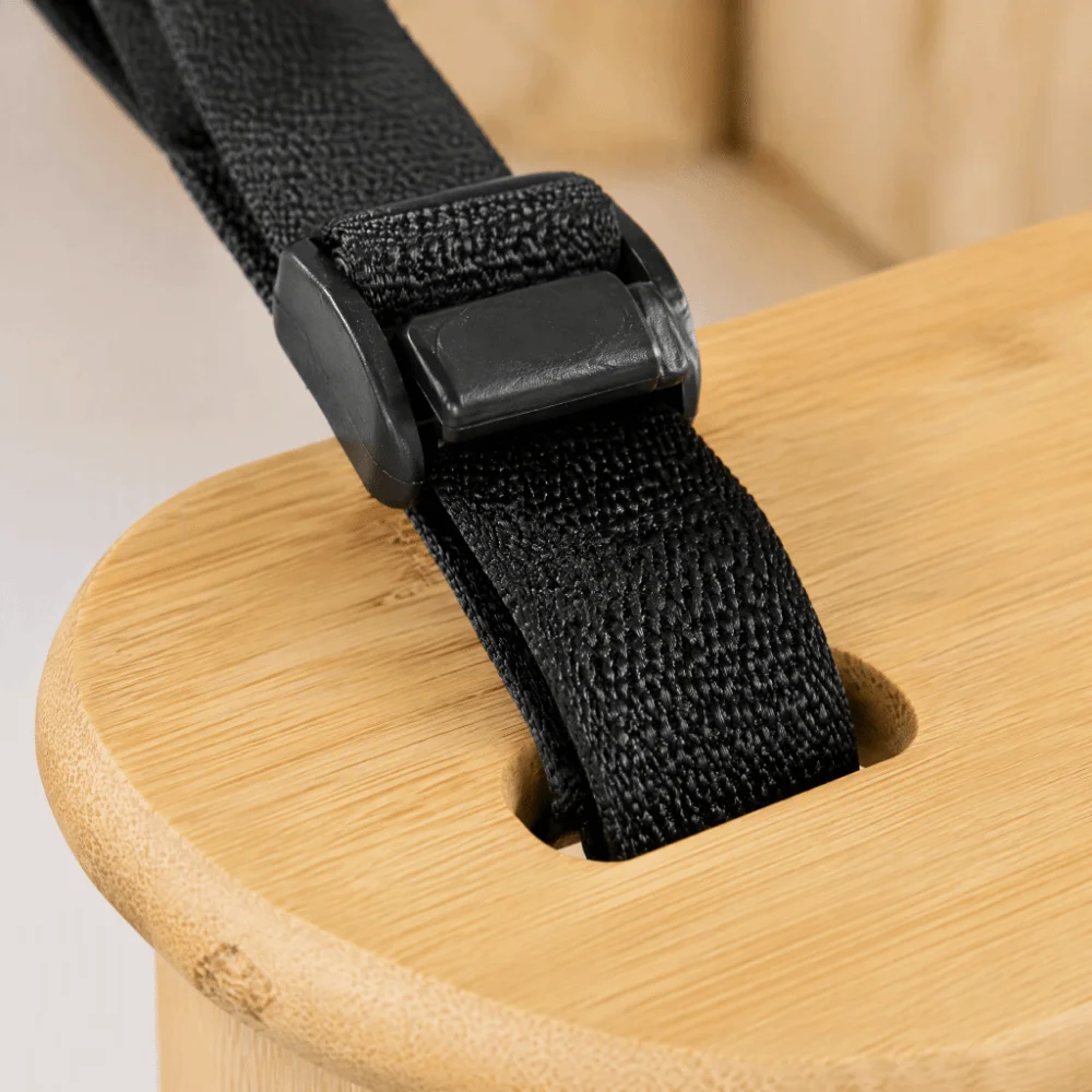Attachment Adjustable Height Footrest Bamboo Wooden Foot Support Board Hanging Rope With Rope High Chair Footrest Toddler
