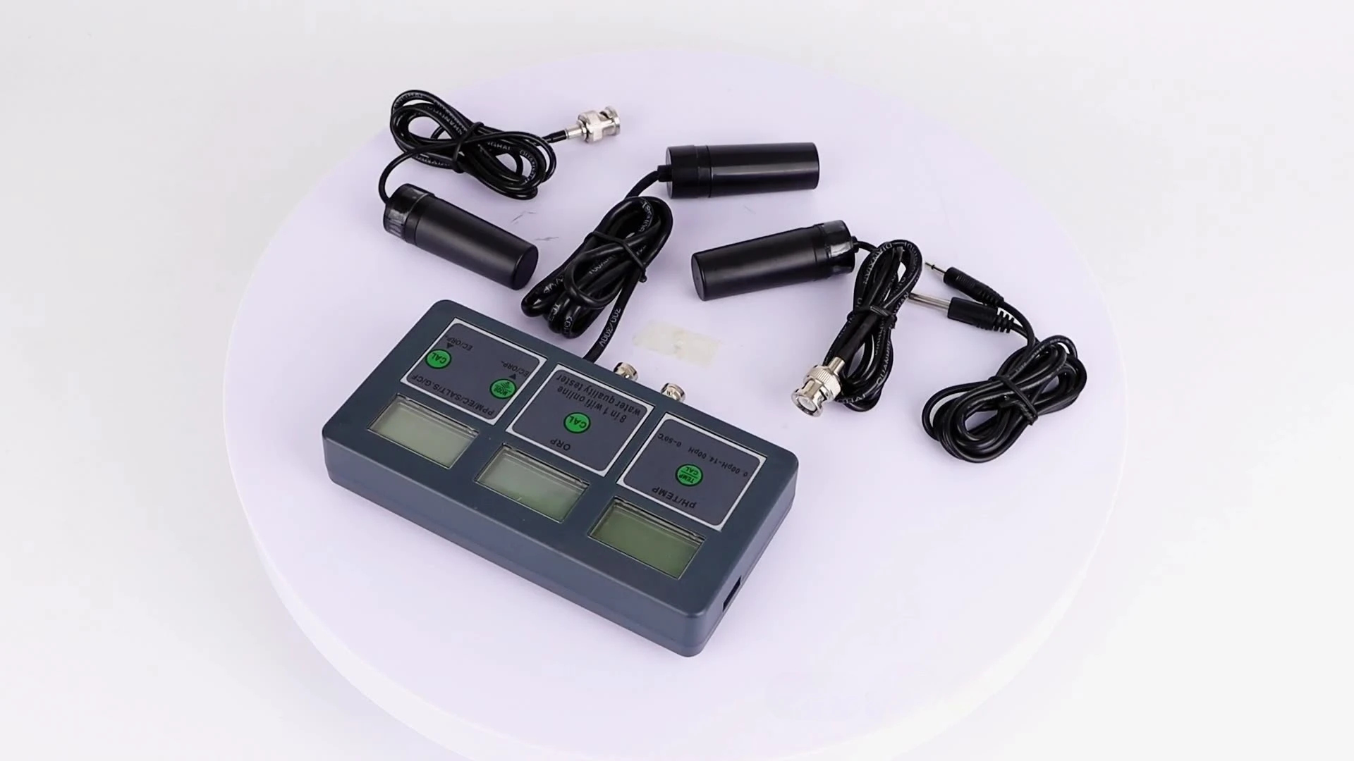 8 في 1 على الإنترنت PH/TEMP/EC/PPM/ORP/SALT/S.G/CF مقياس جودة المياه مع واي فاي لاختبار حوض السمك وحمام السباحة والمختبر #3