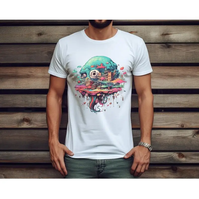 

Trippy World T Shirt Comfort Colors For Women Summer Her