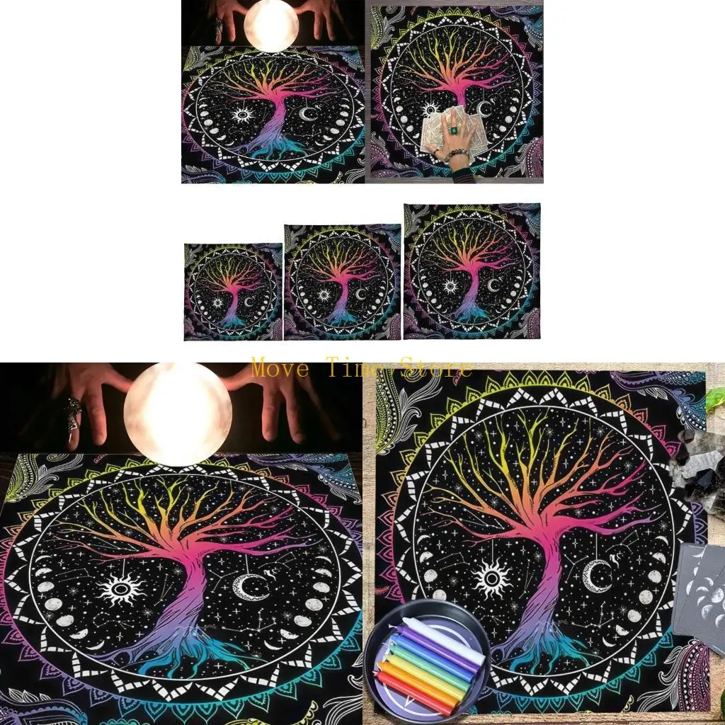 

92me астрология столовые таблицы алтарь ткань настольные игры коврики дичья Алтаря скатерть