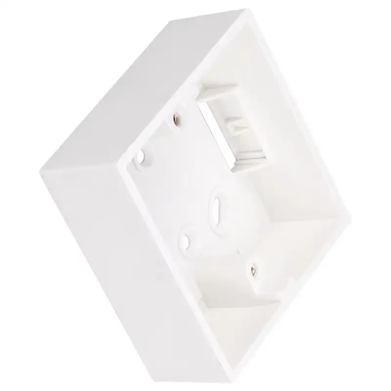 Boîtier de montage externe 86*86*33mm 172*86*33mm pour interrupteurs ou prises de type 86 1/2 gang, adaptable à toute position sur la surface murale