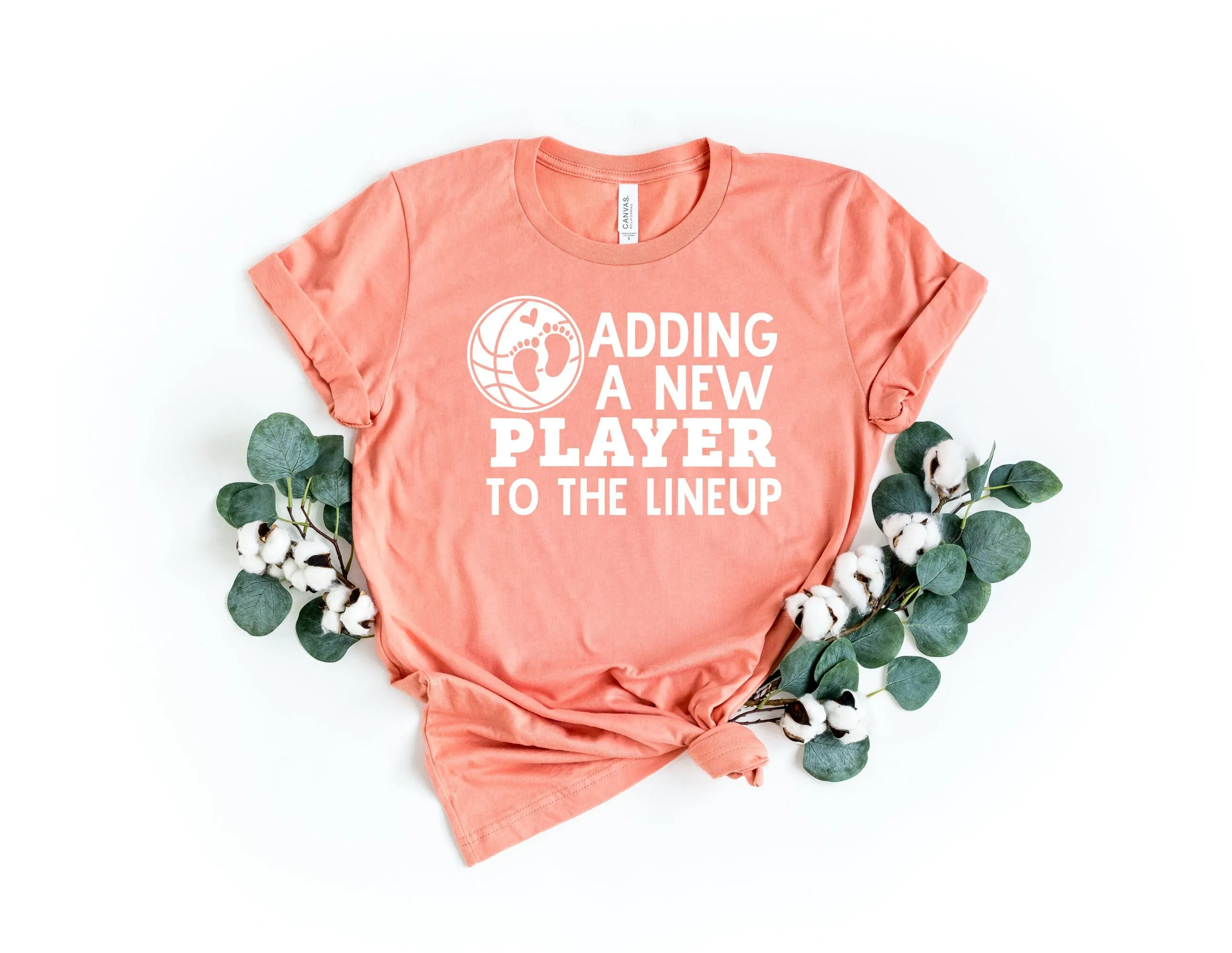 Adding a new player to the lineup shirt Pregnancy AnnouncemenT T PregnanT Reveal Mom AF