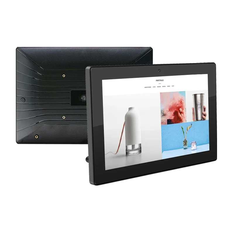 YC-102P 10.1 Inch Android 11 Wall Mount Touch Player LCD Desktop Wall Mount Advertising