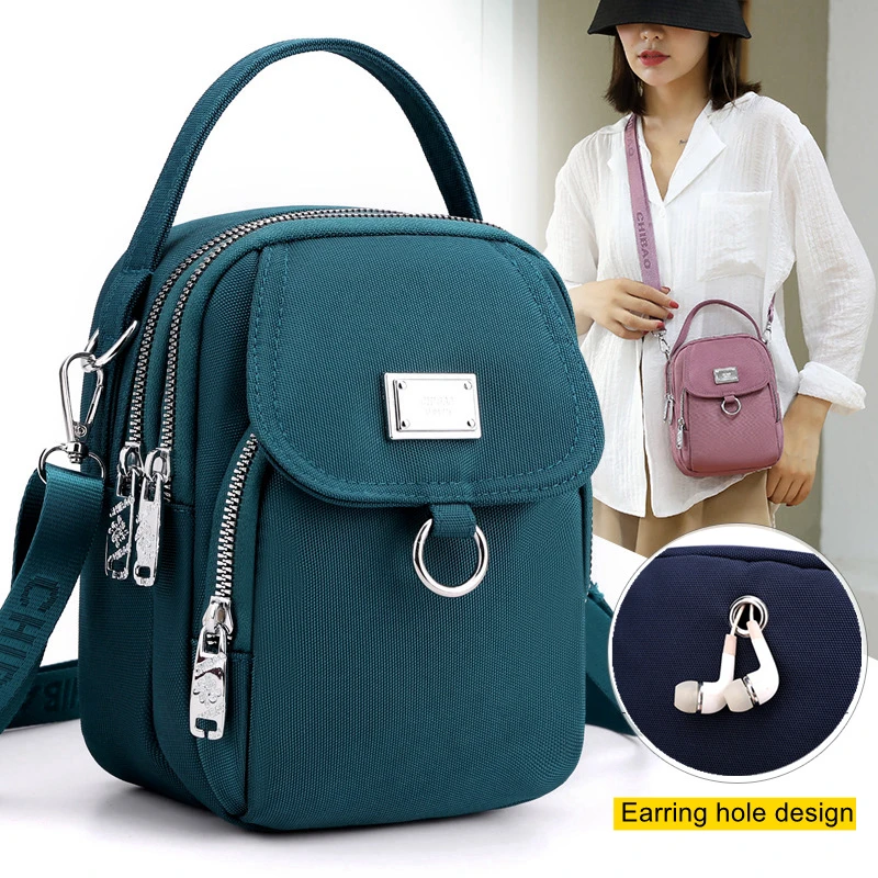 Bolso de hombro pequeño para mujer, Mini mochila bordada con bolsillo Han, tejido compuesto, para ocio