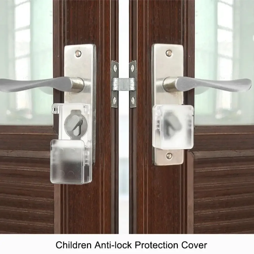 Anti-collision Protective Baby Protection Locks Safe Door Handle Lock Anti-lock Protection Cover Anti-open Security Lock