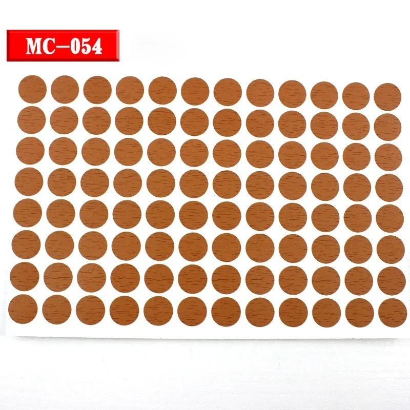 96 Stück 15 mm Holzmöbel, selbstklebende Schraubverschluss-Abdeckung, Lochaufkleber, Holzhandwerk, Schreibtisch, Schrank, Schublade, Kunstaufkleber, Ornament