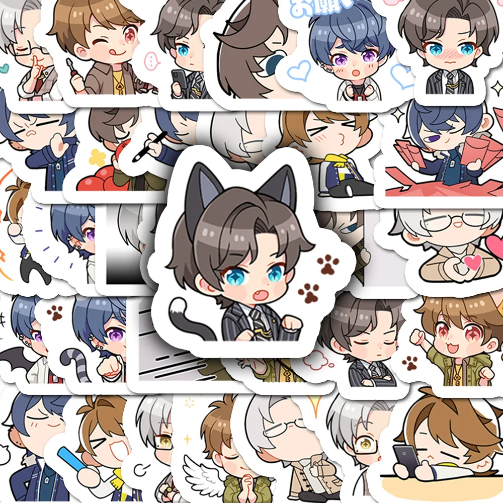 32 pçs dos desenhos animados lágrimas de themis adesivo diy telefone notebook mala adesivo à prova dwaterproof água crianças brinquedo decoração lables